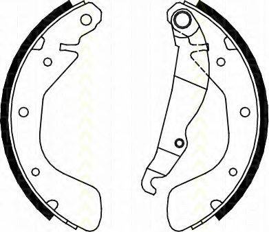 TRISCAN 810024539 Комплект тормозных колодок