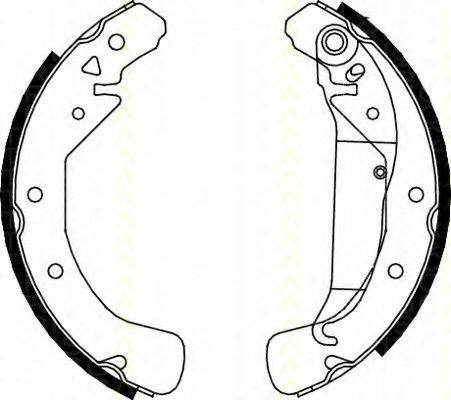 TRISCAN 810024589 Комплект тормозных колодок
