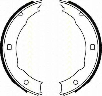 TRISCAN 810028050 Комплект тормозных колодок, стояночная тормозная система