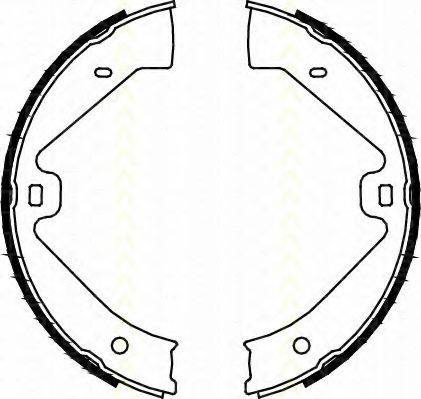 TRISCAN 810029002 Комплект тормозных колодок, стояночная тормозная система