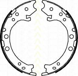 TRISCAN 810040008 Комплект тормозных колодок; Комплект тормозных колодок, стояночная тормозная система