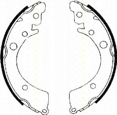 TRISCAN 810040402 Комплект тормозных колодок