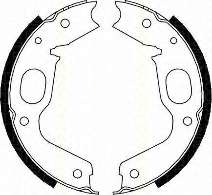 TRISCAN 810042015 Комплект тормозных колодок, стояночная тормозная система