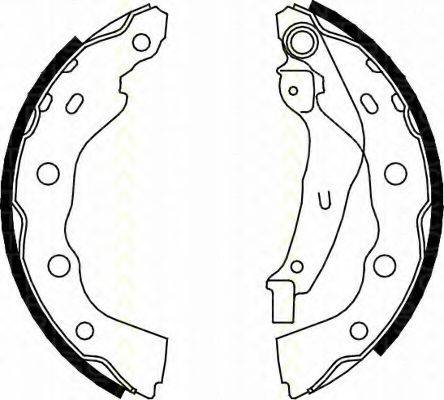 TRISCAN 810042628 Комплект тормозных колодок