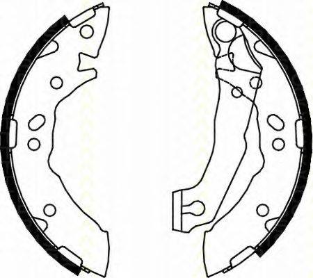TRISCAN 810043621 Комплект тормозных колодок