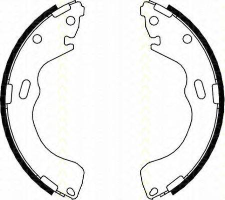 TRISCAN 810050616 Комплект тормозных колодок