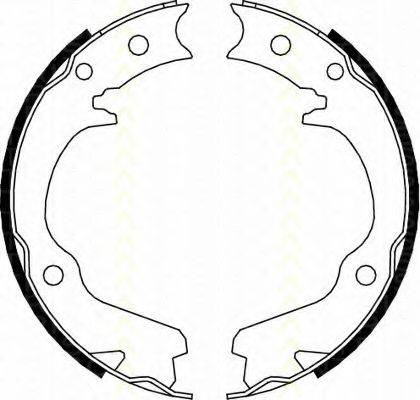 TRISCAN 810068001 Комплект тормозных колодок; Комплект тормозных колодок, стояночная тормозная система