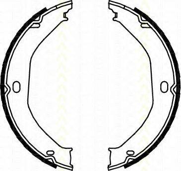 TRISCAN 810080008 Комплект тормозных колодок, стояночная тормозная система