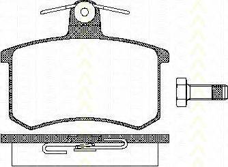 TRISCAN 811010116 Комплект тормозных колодок, дисковый тормоз