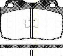 TRISCAN 811015130 Комплект тормозных колодок, дисковый тормоз