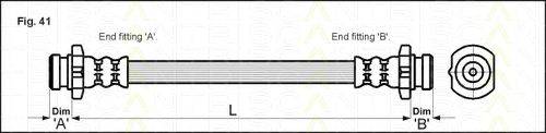 TRISCAN 815014228 Тормозной шланг