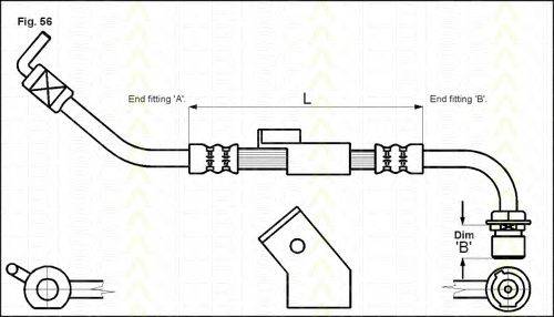 TRISCAN 815016113 Тормозной шланг