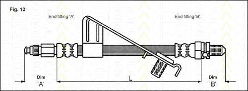 TRISCAN 815016128 Тормозной шланг