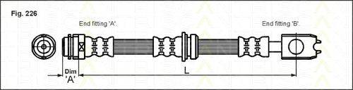 TRISCAN 815029125 Тормозной шланг