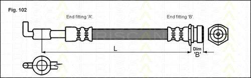 TRISCAN 815050108 Тормозной шланг