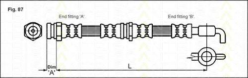 TRISCAN 815050109 Тормозной шланг