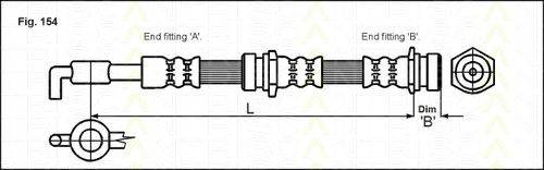 TRISCAN 815050113 Тормозной шланг