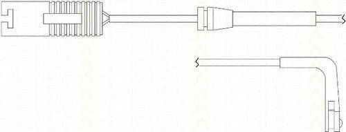TRISCAN 811511016 Сигнализатор, износ тормозных колодок