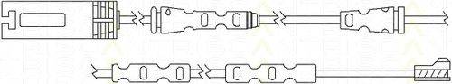 TRISCAN 811511052 Сигнализатор, износ тормозных колодок