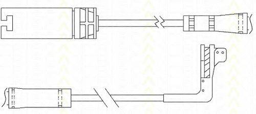 TRISCAN 811511054 Сигнализатор, износ тормозных колодок