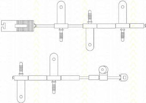 TRISCAN 811517003 Сигнализатор, износ тормозных колодок