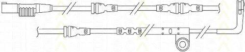 TRISCAN 811517017 Сигнализатор, износ тормозных колодок