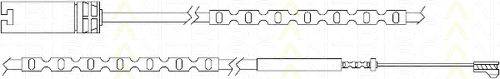 TRISCAN 811517021 Сигнализатор, износ тормозных колодок