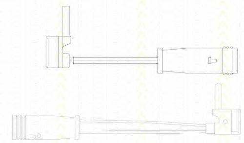 TRISCAN 811523017 Сигнализатор, износ тормозных колодок