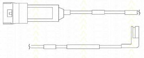 TRISCAN 811524002 Сигнализатор, износ тормозных колодок