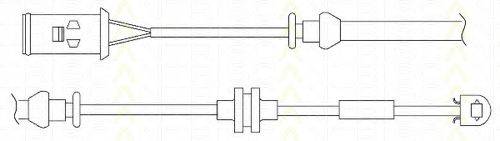 TRISCAN 811524019 Сигнализатор, износ тормозных колодок