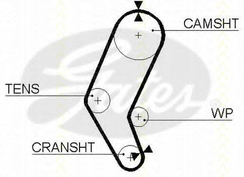 TRISCAN 86455272 Ремень ГРМ