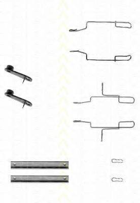TRISCAN 8105101589 Комплектующие, колодки дискового тормоза