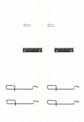 TRISCAN 8105101592 Комплектующие, колодки дискового тормоза