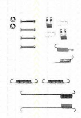 TRISCAN 8105102576 Комплектующие, тормозная колодка
