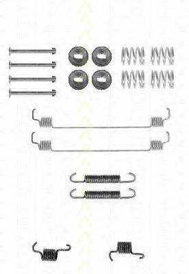 TRISCAN 8105102587 Комплектующие, тормозная колодка