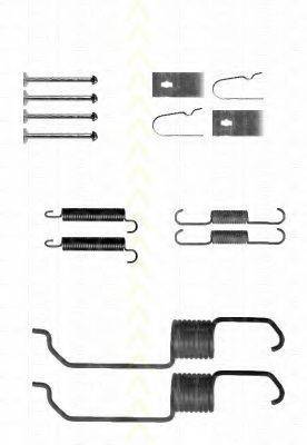 TRISCAN 8105102591 Комплектующие, тормозная колодка