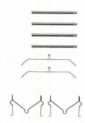 TRISCAN 8105131598 Комплектующие, колодки дискового тормоза