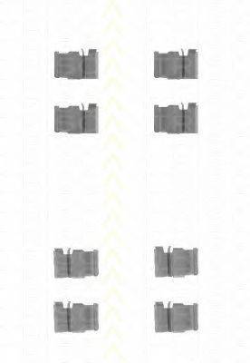 TRISCAN 8105131620 Комплектующие, колодки дискового тормоза