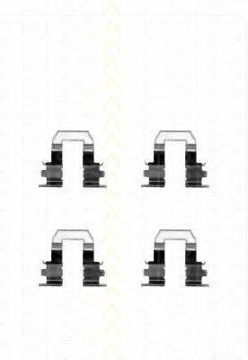 TRISCAN 8105131628 Комплектующие, колодки дискового тормоза