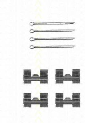 TRISCAN 8105171001 Комплектующие, колодки дискового тормоза