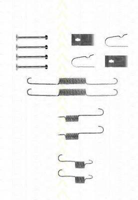 TRISCAN 8105182001 Комплектующие, тормозная колодка
