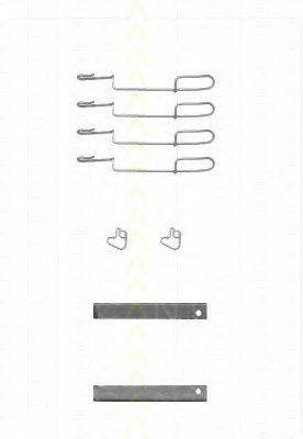 TRISCAN 8105231587 Комплектующие, колодки дискового тормоза
