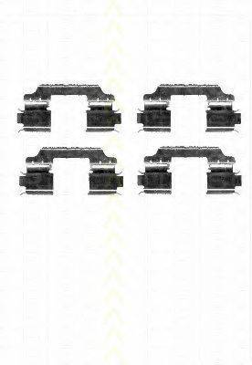 TRISCAN 8105231598 Комплектующие, колодки дискового тормоза