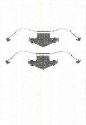 TRISCAN 8105241606 Комплектующие, колодки дискового тормоза