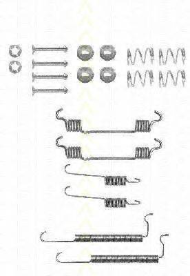 TRISCAN 8105242563 Комплектующие, тормозная колодка