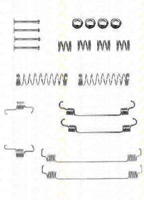 TRISCAN 8105282570 Комплектующие, тормозная колодка