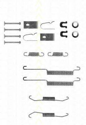 TRISCAN 8105402538 Комплектующие, тормозная колодка