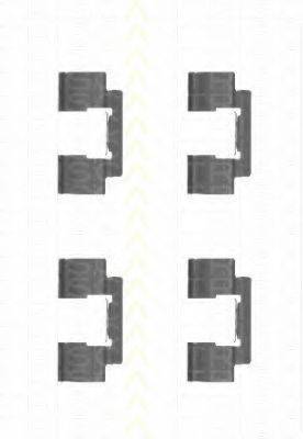 TRISCAN 8105801001 Комплектующие, колодки дискового тормоза