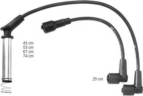 BERU PRO726 Комплект проводов зажигания