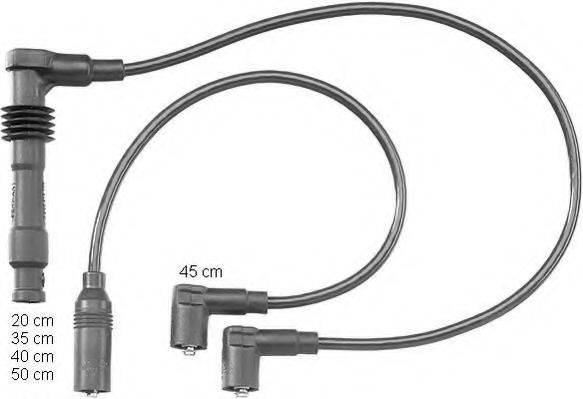 BERU ZEF1156 Комплект проводов зажигания